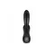 Satisfyer Double Flex - Вібратор-кролик з трьома моторчиками, 20.1х4.6 см (чорний)