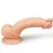 LoveToy - The Ultra Soft Dude Flesh 8" - Фалоімітатор реалістичний, 20х4 см