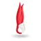 Satisfyer Vibes Power Flower-оригінальний вібромасажер, 19х4.6 см (червоний)