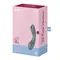 Satisfyer Curvy Trinity 1 - Вакуумний стимулятор + вібратор точки G, 17.5х3.9 см (сірий)