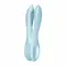 Satisfyer Threesome 1 - Клиторальный вибратор, 14 х 5.6 х 3.6 см (голубой)