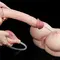 LoveToy Squirt Extreme Dildo Flesh 11'' - Фалоімітатор з еякуляцією, 28х4.8 см