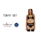 Passion Exclusive Tonya Set - Комплект білизни, XXL/XXXL (чорний)