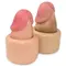 LoveToy Revolutionary Silicone Nature Extender Flesh, Add 1 " - Силиконовая насадка для фаллоса, +2.5 см (телесный)
