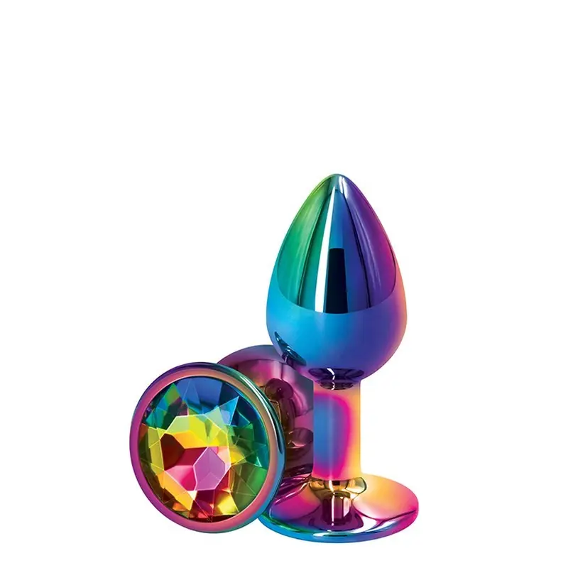 Ns Novelties Rear Assets Mulitcolor S - Анальная пробка 6,9х3,2 см