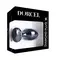 Dorcel - Diamond Plug - Металева анальна пробка з прикрасою у вигляді кристала (чорна) М