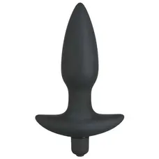 Orion Black Velvet Vibrating Plug Medium анальная пробка с вибрацией, 15х3 см (M)