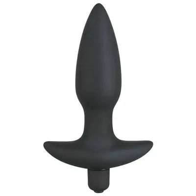 Orion Black Velvet Vibrating Plug Medium анальная пробка с вибрацией, 15х3 см (M)
