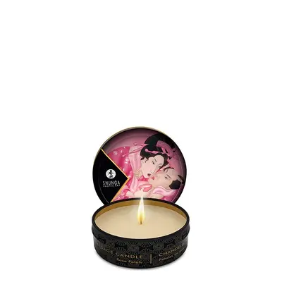 Shunga Candle Rose Petals - Масажна свічка з ароматом троянд, 30 мл