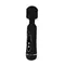 LyBaile Power Wand Black - Вібратор-мікрофон із двома насадками, 20х4.5 см (чорний)