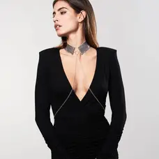 Bijoux Indiscrets Desir Metallique Collar - Прикраса на шию, (сріблястий)