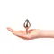 Dorcel Diamond Plug S маленька металева анальна пробка із кристалом, 7.1х2.7 см (чорний)