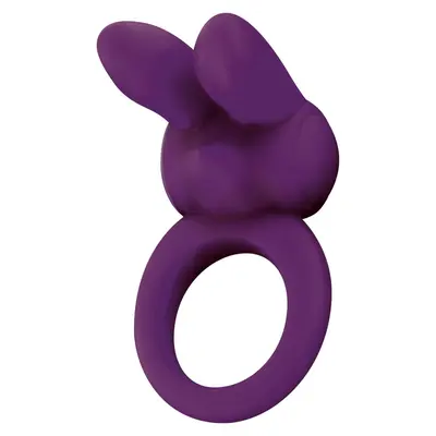 Toy Joy Eos The Rabbit C-Ring - віброкільце, 8х3.5 см (фіолетовий)