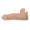 LoveToy 9" Real Extreme Dildo Vibrating - реалістичний вібратор з пультом та присоскою, 23х5 см (тілесний)