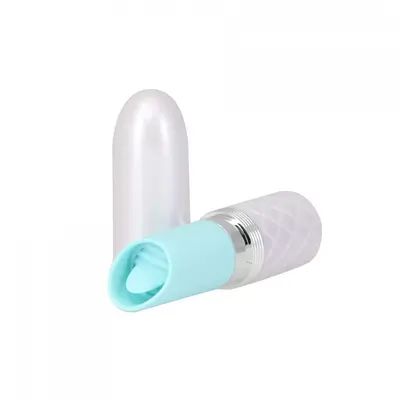 Pillow Talk - Lusty Luxurious Flickering Massager - Вибратор в виде губной помады (голубой)