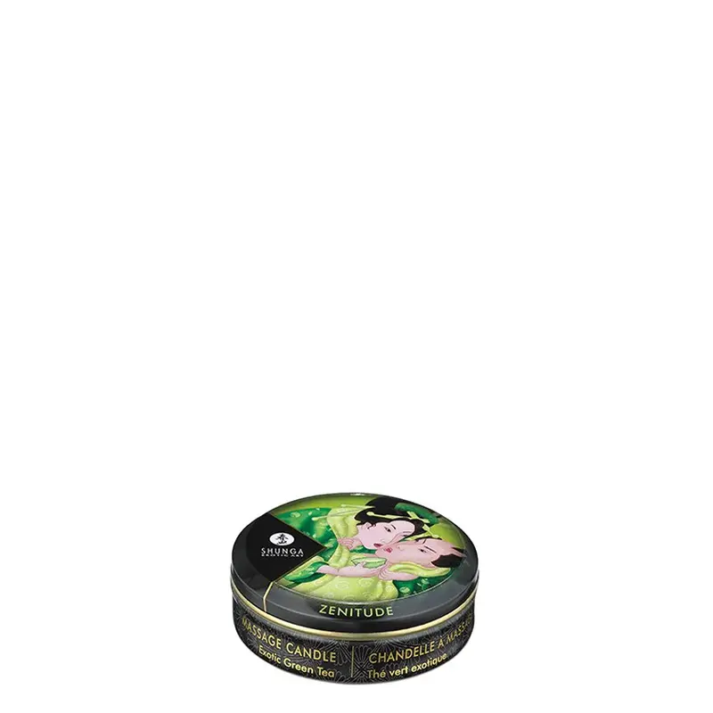 Shunga Massage Candle - Массажная свеча с ароматом зелёного чая, 30 мл Shunga Massage Candle - Массажная свеча с ароматом зелёного чая, 30 мл