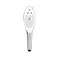 Womanizer Wave Chrome - Насадка-стимулятор для душа 2в1, массажер для интимных зон, (серебристый)