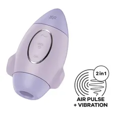 Satisfyer Mission Control - Вакуумный стимулятор, 10 см (сиреневый)
