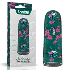 LoveToy Rechargeable Antheia Massager - Вибропуля, 8,5 см (зеленый)