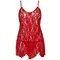 Сорочка бебі-дол Leg Avenue Rose Lace Flair Chemise, Queen Size