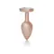Металева анальна пробка Boys of Toys Jewellery Pearl Gold Plug – розмір S