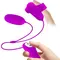 LyBaile Pretty Love Suction & Vibro Bullets Pink - Вібратор для подвійного задоволення, 7х3 см (рожевий)