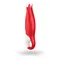 Satisfyer Vibes Power Flower-оригінальний вібромасажер, 19х4.6 см (червоний)