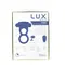 Lux Active Triad Vibrating Dual Cock Ring - двойное виброкольцо с пультом д/у, 11х2.7 см (синий)