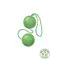 Fuck Green Sphere Balls - Вагинальные шарики, 3,2 см (зеленый)