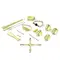 БДСМ-набір для початківців Liebe Seele Macaron 9pcs Bondage Kit-Melon