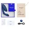 Womanizer Duo 2 + Лубрикант 50 мл - Вібратор із вакуумним стимулятором, 20.3х3.5 см (синій)