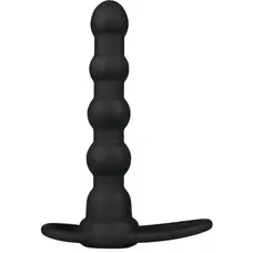 LoveToy Vibrating Rock Balled Double Prober - Насадка для двойного проникновения, 16х3 см