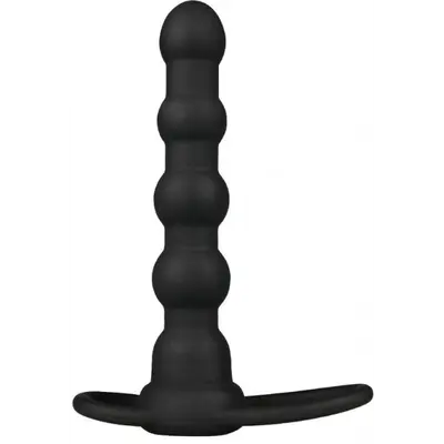 LoveToy Vibrating Rock Balled Double Prober - Насадка для двойного проникновения, 16х3 см