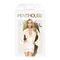 Penthouse Hypnotic Power - Комплект пеньюар, трусики з доступом, S/L (білий)