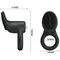 LyBaile Pretty Love Cobra Penis Ring Vibrating Black - віброкільце зі стимулятором із язичками, 5.1х2.6 см (чорний)