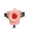 Fetish Fantasy 6 Hollow Rechargeable Strap-on with Balls - Полый вибрострапон на трусиках с пультом ДУ, 15х5 см