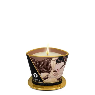 Shunga Candle Chocolate - Масажна свічка з ароматом шоколаду, 170 мл