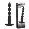 Orion Black Velvets Rechargeable Beads - Анальний ланцюжок з вібрацією, 21х3.1 см (чорний)