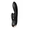 Satisfyer Double Flex - Вібратор-кролик з трьома моторчиками, 20.1х4.6 см (чорний)
