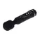 LyBaile Power Wand Black - Вібратор-мікрофон із двома насадками, 20х4.5 см (чорний)