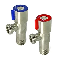 Кран угловой из нержавейки 1/2"х1/2" (пара) Zegor DF-1222