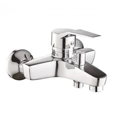 Смеситель для ванны 102 Haiba ZEON 009 c коротким изливом  и душевой лейкой  (HB0774)