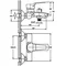 Смеситель для ванны 102 Haiba ZEON 009 c коротким изливом и душевой лейкой (HB0774)