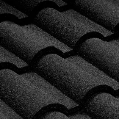 Композитна черепиця Verona ТМ "Queentile" black mix cracovia Композитна черепиця Verona ТМ "Queentile" black mix cracovia