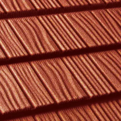 Композитна черепиця Shake ТМ "Queentile" terra-cotta Композитна черепиця Shake ТМ "Queentile" terra-cotta