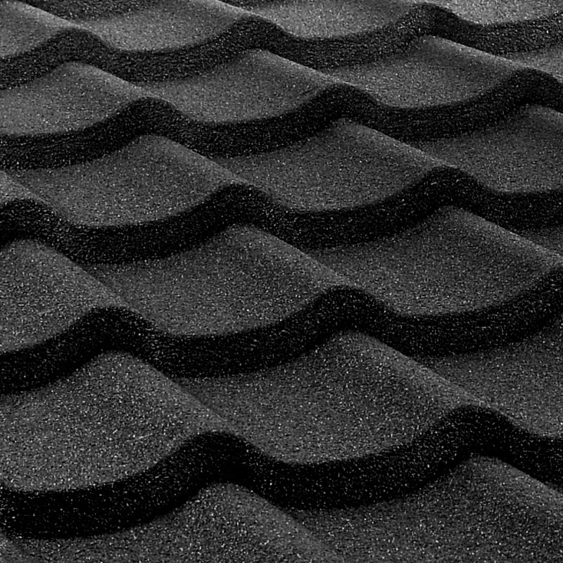 Композитна черепиця Standard ТМ "Queentile" black mix cracovia