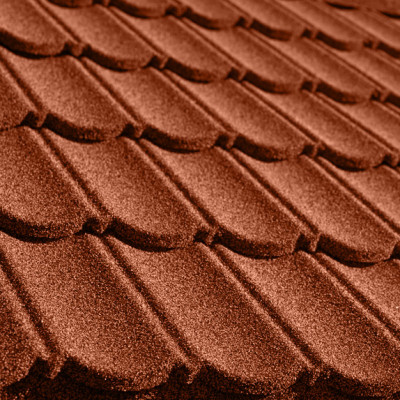 Композитна черепиця Classic ТМ "Queentile" terra-cotta