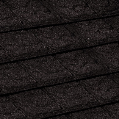 Композитна черепиця Slate ТМ "Queentile " black mix cracovia
