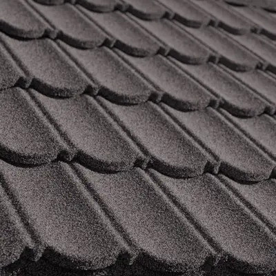Композитна черепиця Classic ТМ "Queentile" black Композитна черепиця Classic ТМ "Queentile" black