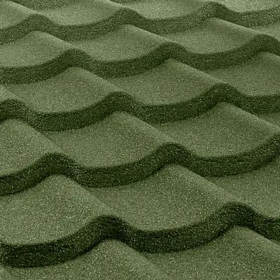 Композитна черепиця Standard ТМ "Queentile" green Композитна черепиця Standard ТМ "Queentile" green